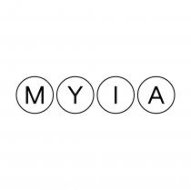 IL MARCHIO CONSISTE NELLA DICITURA DI MYIA SENZA ALCUN SIGNIFICATO IN ITALIANO, IN CARATTERI DI FANTASIA, ESSENDO CIASCUNA LETTERA ALL INTERNO