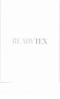 Ready TexIl logo è formato dalle parole Ready Tex scritte in carattere Operetta 52 bold