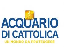 IL MARCHIO CONSISTE IN UN IMPRONTA FORMATA DALLA DICITURA ACQUARIO DI CATTOLICA IN GRAFIA SPECIALE DI COLORE BLU, SU DUE RIGHE;