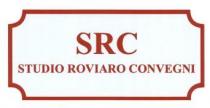 SRC STUDIO ROVIARO CONVEGNI. MARCHIO COMPOSTO DALLE LETTERE SRC COME ACRONIMO DELLA DENOMINAZIONE STUDIO ROVIARO CONVEGNI SOTTORIPORTATA. IL MARCHIO E'