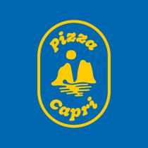 IL MARCHIO CONSISTE NELLA DICITURA PIZZA CAPRI SCRITTA IN CARATTERE MAIUSCOLO SU DUE LIVELLI CON FONT TONINO BOLD. TALI PAROLE