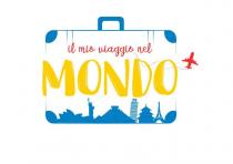 IL MARCHIO CONSISTE NELLA DICITURA IL MIO VIAGGIO NEL MONDO SCRITTO SU DUE LIVELLI, DOVE IL MIO VIAGGIO NEL E'