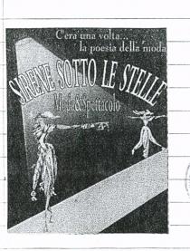 SIRENE SOTTO LE STELLE