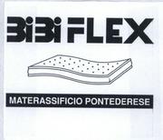 COMPOSIZIONE GRAFICA IN CUI UNA PAROLA, BIBIFLEX, IN CARATTERI STILIZZ ATI E LA FIGURA SCHEMATICA DI UN MATERASSO, SU FONDO COMPOSIZIONE GRAFICA IN CUI UNA PAROLA, BIBIFLEX, IN CARATTERI STILIZZ ATI E LA FIGURA SCHEMATICA DI UN MATERASSO, SU FONDO BIANCO, SOVRASTAN O UNA DICITURA IN CARATTERI BIANCHI SU FONDO SCURO