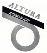 ALTURA UN PRODOTTO DEL FUTURO NELLA TRADIZIONE BOERO MARCHIO CONSISTE NELLA PAROLA ALTURA IN CARATTERI STAMPATELLO MAIUS COLI A MEZZA COLORITURA DISPOSTI DIAGONALMENTE PARALLELAMENTE A DUE TR ATTI A MEZZA COLORITURA E A TRATTO PIENO IN QUEST ULTIMO COMPARE LA D