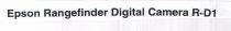 EPSON RANGEFINDER DIGITAL CAMERA R-D1