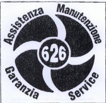 626 GARANZIA-ASSISTENZA-MANUTENZIONE-SERVICE