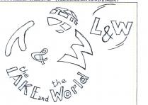 IL LOGO L W-THE LAKE AND THE WORD È COMPOSTO DA DUE SEZIONI GRAFICHE, UNA SUPERIORE ED UNA INFERIORE, INSERITE IN LOGO L W-THE LAKE AND THE WORD È COMPOSTO DA DUE SEZIONI GRAFICHE, UNA SUPERIORE ED UNA INFERIORE, INSERITE IN UN CERCHIO IDEALE. NELLA PARTE SUPERIORE SONO RAFFIGURATE UNA LETTERA L A SIGNIFICARE LAGO, CON LA FORMA DI LAMBDA GRECA MINUSCOLA A RAPPRESENTARE LA FORMA DEL LAGO DI COMO, CUI LA LETTERA GRECA SOMIGLIA,ED UNA W A SIGNIFICARE WORLD, TERMINE INGLESE CHE SIGNIFICA MONDO. LE LETTERE SONO UNITE DA O AND. SULLA SOMMITÀ È PRESENTE IL LOGO TERRESTRE, FORTEMENTE STILIZZATO. NELLA PARTE INFERIORE SI LEGGE THE LAKE AND THE WORLD CON L ANDAMENTO CIRCOLARE DI UN GLOBO IDEALE. IL MARHIO PUÒ ANCHE ESSERE RAPPRESENTATO SOLO CON LA L W INSERITI IN UNA SFERA IDEALE IDENTIFICABILE GRAZIE A IL LOGO L W-THE LAKE AND THE WORD È COMPOSTO DA DUE SEZIONI GRAFICHE, UNA SUPERIORE ED UNA INFERIORE, INSERITE IN