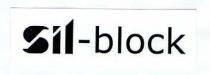 IL MARCHIO E COSTITUITO DALLA SCRITTA SIL-BLOCK FORMATO DA: CARATTERI GRAFICI STILIZZATI SPECIFICI PER IL PREFISSO SIL ; SEGUE LA SCRITTA MARCHIO E COSTITUITO DALLA SCRITTA SIL-BLOCK FORMATO DA: CARATTERI GRAFICI STILIZZATI SPECIFICI PER IL PREFISSO SIL ; SEGUE LA SCRITTA -BLOCK IN CARATTERI COMUNI. IL MARCHIO E COSTITUITO DALLA SCRITTA SIL-BLOCK FORMATO DA: CARATTERI GRAFICI STILIZZATI SPECIFICI PER IL PREFISSO SIL ; SEGUE LA SCRITTA