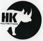 IL MARCHIO DENOMINATO HK NUTRITION CONSISTE: IN UN CERCHIO NERO RAPPRESENTANTE UN SOLE, A SINISTRA contiente LA SAGOMA DI UN MARCHIO DENOMINATO HK NUTRITION CONSISTE: IN UN CERCHIO NERO RAPPRESENTANTE UN SOLE, A SINISTRA contiente LA SAGOMA DI UN RINOCERONTE, RAFFIGURATO DALL ADDOME ALLA TESTA, DI COLORE BIANCO. ALL INTERNO DELLA FIGURA DEL RINOCERONTE, FRA SPALLA E ADDOME SONO POSIZIONATE LE LETTERE H E K E SOTTO DI QUESTE LA SCRITTA NUTRITION NUTRIZIONE TUTTO SCRITTO IN NERO IL MARCHIO DENOMINATO HK NUTRITION CONSISTE: IN UN CERCHIO NERO RAPPRESENTANTE UN SOLE, A SINISTRA CONTIENE LA SAGOMA DI UN