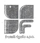 IL MARCHIO CONSISTE IN UN DISEGNO GEOMETRICO IN CUI COMPAIONO LE SIGLE STILIZZATE F E R, INIZIALI DELLA RAGIONE SOCIALE MARCHIO CONSISTE IN UN DISEGNO GEOMETRICO IN CUI COMPAIONO LE SIGLE STILIZZATE F E R, INIZIALI DELLA RAGIONE SOCIALE FRATELLI RIGOLIO S.PA., RIPRODOTTA IN CARATTERE MINUSCOLO FANTASIA ALLA BASE DEL DISEGNO STESSO. FIGURATIVO