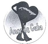 AMOR DE CUBA MARCHIO FIGURATIVO CHE CONSISTE NELLA FIGURA DI UN CUORICINO MUNITO DI ARTI 2 GAMBE POSTE IN MANIERA AMOR DE CUBA MARCHIO FIGURATIVO CHE CONSISTE NELLA FIGURA DI UN CUORICINO MUNITO DI ARTI 2 GAMBE POSTE IN MANIERA INCROCIATA TALI DA EVIDENZIARE CORPO IN MOVIMENTO E LE BRACCIA, ANCH ESSE IN POSIZIONE IRREGOLARE E DI MOVIMENTO, TALE DA RENDERE BEN VISIBILE IL BRACCIO DESTRO . ALL INTERNO DEL CUORICINO E RAPPRESENTATA L ISOLA CARAIBICA . GLI ARTI INFERIORI DEL LOGO SONO TRASVERSALMENTE ATTRAVERSATI DALLA SCRITTA AMOR DE CUBA AMOR DE CUBA MARCHIO FIGURATIVO CHE CONSISTE NELLA FIGURA DI UN CUORICINO MUNITO DI ARTI 2 GAMBE POSTE IN MANIERA