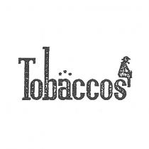 IL MARCHIO CONSISTE NELLA PAROLA TOBACCOS, IN CUI LA LETTERA B PRESENTA IL GAMBO ACCENTUATAMENTE ALLUNGATO, LA LETTERA A PRESENTA MARCHIO CONSISTE NELLA PAROLA TOBACCOS, IN CUI LA LETTERA B PRESENTA IL GAMBO ACCENTUATAMENTE ALLUNGATO, LA LETTERA A PRESENTA SOVRASTANTI ESSA TRE STELLETTE E LA LETTERA S PRESENTA AD ESSA SOVRASTANTE LA FIGURA STILIZZATA, IN ATTEGGIAMENTO SEDUTO, DI UN UOMO CON PIPA, COME DA ESEMPLARE QUI APPRESSO APPLICATO. FIGURATIVO IL MARCHIO CONSISTE NELLA PAROLA TOBACCOS, IN CUI LA LETTERA B PRESENTA IL GAMBO ACCENTUATAMENTE ALLUNGATO, LA LETTERA A PRESENTA