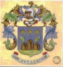 IL MARCHIO CONSISTE NELLA PAROLA MONTANARO FACENTE PARTE DELA RAGIONE SOCIALE DELL AZIENDA CON UN LOGO A FORMA RETTANGOLARE NEL CUI MARCHIO CONSISTE NELLA PAROLA MONTANARO FACENTE PARTE DELA RAGIONE SOCIALE DELL AZIENDA CON UN LOGO A FORMA RETTANGOLARE NEL CUI INTERNO E RAPPRESENTATO UN GAGLIARDETTO ORIGINALE CON ELEMENTI GRAFICI RAFFIGURANTI COLLINE STILIZZATE, ALBERI E TRE STELLE. NELLA PARTE SUPERIORE E DISEGNATO UN ELMO CON PENNACCHIO SUL BUSTO DI UNA DONNA CON AL COLLO UNA COLLANA E INTORNO ELEMENTI ORNAMENTALI COSTITUITI DA FOGLIE. NELLA PARTE INFERIORE UN CARTIGLIO SROTOLATO RIPORTA LA PAROLA MONTANARO SCRITTA IN CARATTERI CALLIGRAFICI. MARCHIO FIGURATIVO IL MARCHIO CONSISTE NELLA PAROLA MONTANARO FACENTE PARTE DELA RAGIONE SOCIALE DELL AZIENDA CON UN LOGO A FORMA RETTANGOLARE NEL CUI