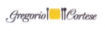 IL MARCHIO CONSISTE NELLA SCRITTA IN CARATTERE CORSIVO NERO GREGORIO CORTESE. TRA LE DUE PAROLE SONO RAFFIGURATE LE IMMAGINI STILIZZATE MARCHIO CONSISTE NELLA SCRITTA IN CARATTERE CORSIVO NERO GREGORIO CORTESE. TRA LE DUE PAROLE SONO RAFFIGURATE LE IMMAGINI STILIZZATE DI UN PIATTO QUADRANGOLARE COLOR GIALLO SCURO ATTORNIATO A SINISTRA DA FORCHETTA E A DESTRA DA COLTELLO E CUCCHIAIO COLOR NERO. MARCHIO FIGURATIVO A COLORI. IL MARCHIO CONSISTE NELLA SCRITTA IN CARATTERE CORSIVO NERO GREGORIO CORTESE. TRA LE DUE PAROLE SONO RAFFIGURATE LE IMMAGINI STILIZZATE