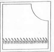 IL MARCHIO CONSISTE IN UNA FIGURA A FORMA QUADRATA CON DOPPIO CONTORNO CHE SI ESPANDE VERSO L INTERNO NELL ANGOLO ALTO A MARCHIO CONSISTE IN UNA FIGURA A FORMA QUADRATA CON DOPPIO CONTORNO CHE SI ESPANDE VERSO L INTERNO NELL ANGOLO ALTO A DESTRA A FORMARE UN SETTORE CIRCOLARE SIMBOLEGGIANTE UN QUARTO DI SOLE. SULLA BASE INFERIORE DELLA FIGURA QUADRATA E RAFFIGURATO UN TAPPETO ERBOSO I CUI FILI D ERBA SONO RAPPRESENTATI A MODO DI UNCINI ALTERNATIVAMENTE PIU LUNGHI E PIU CORTI LEGGERMENTE INCLINATI A SINISTRA.
