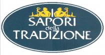 MARCHIO FIGURATIVO A COLORI IL MARCHIO CONSISTE IN UN ELLISSE, ALL INTERNO DEL QUALE VI È LA SCRITTA: I SAPORI DELLA MARCHIO FIGURATIVO A COLORI MARCHIO CONSISTE IN UN ELLISSE, ALL INTERNO DEL QUALE VI È LA SCRITTA: I SAPORI DELLA TRADIZIONE, QUATTRO TERMINI SCRITTI L UNO SOTTO L ALTRO CON CARATTERE BASTARD DI COLORE BIANCO SU SFONDO VERDE. ALL INTERNO DELLA FIGURA SONO RAFFIGURATE IN GIALLO DUE SIRENE CON IN MANO UNA PRIMULA. MARCHIO FIGURATIVO A COLORI IL MARCHIO CONSISTE IN UN ELLISSE, ALL INTERNO DEL QUALE VI È LA SCRITTA: I SAPORI DELLA