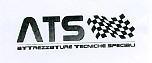 TITOLO: ATS ATTREZZATURE TECNICHE SPECIALI E FIGURA . IL MARCHIO CONSISTE NELLA SCRITTA ATS REALIZZATA IN CARATTERI DI STAMPATELLO MAIUSCOLO A TITOLO: ATS ATTREZZATURE TECNICHE SPECIALI E FIGURA . MARCHIO CONSISTE NELLA SCRITTA ATS REALIZZATA IN CARATTERI DI STAMPATELLO MAIUSCOLO A TRATTO SPESSO RETINATO, IN CUI LA LETTERA A E PRIVA DEL TRAVERSO, AFFIANCATA UNA BANDIERA A SCACCHI SVENTOLANTE E DIVISA DALLA SOTTOSTANTE DICITURA ATTREZZATURE TECNICHE SPECIALI DA UNA SOTTILE LINEA PUNTEGGIATA.