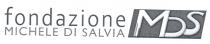 IL MARCHIO CONSISTE NELLA SCRITTA FONDAZIONE MICHELE DI SALVIA, CON LA RAFFIGURAZIONE DELL ABBREVIAZIONE DELLA STESSA, OSSIA MDS. MARCHIO CONSISTE NELLA SCRITTA FONDAZIONE MICHELE DI SALVIA, CON LA RAFFIGURAZIONE DELL ABBREVIAZIONE DELLA STESSA, OSSIA MDS. IL MARCHIO CONSISTE NELLA SCRITTA FONDAZIONE MICHELE DI SALVIA, CON LA RAFFIGURAZIONE DELL ABBREVIAZIONE DELLA STESSA, OSSIA MDS.