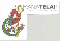 IL MARCHIO E RAPPRESENTATO DA UN GALLO DRITTO SULLE PROPRIE ZAMPE CON LA TESTA UN PO ALL INDIETRO NELL ATTEGGIAMENTO DEL CANTO MARCHIO E RAPPRESENTATO DA UN GALLO DRITTO SULLE PROPRIE ZAMPE CON LA TESTA UN PO ALL INDIETRO NELL ATTEGGIAMENTO DEL CANTO IL CORPO DI COLORE MARRONCINO LA CRESTA E L ALA ROSSA DAL BECCO ARANCIONE ESCE UNA NOTA CON LA FORMA DI UN TELAIO RETTANGOLARE DI COLORE GIALLO CHE PRENDE IL POSTO DELLA LETERA O NELL ESTENSIONE DELLA DENOMINAZIONE ROMANA TELAI CON SOTTO DI CARATTERE PIU PICCOLO SUPPORTI PER L ARTE E LATERALMENTE ANCORA PIU PICCOLO LA FORMA GIURIDICA SAS TUTTO SCRITTO DI COLORE NERO LA CODA INIZIA CON UNA GRANDE PENNA VERDE CHE RAPPRESENTA LA LETTERA C NELL ESTENSIONE DEL COGNOME CANTAGALLI SEGUITA IN ALTERNANZA DA ALTRE PENNE AZZURRE E VERDI. DENTRO DETTA C VERDE INIZIANO LE LETTERE CHE FORMANO IL COGNOME CANTAGALLI COLORATE DEGLI STESSI COLORI DEL GALLO DOVE LA LETTERA G GIALLA E LA ZAMPA DEL GALLO CHE NELLA PARTE INFERIORE LASCIA PASSARE LA CODA LUNGA DELLA G IL MARCHIO E RAPPRESENTATO DA UN GALLO DRITTO SULLE PROPRIE ZAMPE CON LA TESTA UN PO ALL INDIETRO NELL ATTEGGIAMENTO DEL CANTO