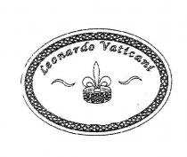 LEONARDO VATICANI. CONFIGURAZIONE OVALE BORDATA DA INCASTONATURA CON LA DICITURA LEONARDO VATICANI IN CARATTERI LUCIDA CALLIGRAPHY . AL CENTRO LA RAPPRESENTAZIONE LEONARDO VATICANI. CONFIGURAZIONE OVALE BORDATA DA INCASTONATURA CON LA DICITURA LEONARDO VATICANI IN CARATTERI LUCIDA CALLIGRAPHY . AL CENTRO LA RAPPRESENTAZIONE DI UN GIGLIO STILIZZATO APPOGGIATO UNA CORONA REGALE TEMPESTATA DI PIETRE CON AI LATI DUE ONDINE. LEONARDO VATICANI. CONFIGURAZIONE OVALE BORDATA DA INCASTONATURA CON LA DICITURA LEONARDO VATICANI IN CARATTERI LUCIDA CALLIGRAPHY . AL CENTRO LA RAPPRESENTAZIONE