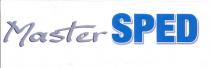 IL LOGOTIPO RAPPRESENTANTE IL PRODOTTO MASTER SPED SI SVILUPPA IN ORIZZONTALE ED È FORMATO DA DUE PAROLE DISTINTE MASTER E LOGOTIPO RAPPRESENTANTE IL PRODOTTO MASTER SPED SI SVILUPPA IN ORIZZONTALE ED È FORMATO DA DUE PAROLE DISTINTE MASTER E SPED PER LE QUALI È STATO SCELTO DI UTILIZZARE DUE DIVERSI LETTERING E COLORAZIONI. PER LA PAROLA MASTER SI È UTILIZZATO UN FONT GRAZIATO, CON TRATTO SOMIGLIANTE UNA CALLIGRAFIA, COLORAZIONE GRIGIO CHIARO E OMBREGGIATURA NERA, SCRITTO CON LA PRIMA LETTERA MAIUSCOLA E LE SUCCESSIVE MINUSCOLE. PER LA PAROLA SPED SI È UTILIZZATO UN FONT SENZA GRAZIE CON COLORAZIONE BLU E DOPPIA OMBREGGIATURA, BIANCA E GRIGIO CHIARO, SCRITTO TUTTO IN MAIUSCOLO. MARCHIO FIGURATIVO A COLORI. IL LOGOTIPO RAPPRESENTANTE IL PRODOTTO MASTER SPED SI SVILUPPA IN ORIZZONTALE ED È FORMATO DA DUE PAROLE DISTINTE MASTER E