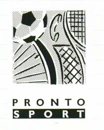 IL MARCHIO CONSISTE IN UNA IMPRONTA IN CHIAROSCURO COMPRENDENTE LA DICITURA PRONTO SPORT SU DUE RIGHE IN CARATTERI MAIUSCOLI E MARCHIO CONSISTE IN UNA IMPRONTA IN CHIAROSCURO COMPRENDENTE LA DICITURA PRONTO SPORT SU DUE RIGHE IN CARATTERI MAIUSCOLI E LA RAFFIGURAZIONE DI ALCUNI ATTREZZI ED ARTICOLI SPORTIVI E DI UNA CORNETTA TELEFONICA. IL MARCHIO CONSISTE IN UNA IMPRONTA IN CHIAROSCURO COMPRENDENTE LA DICITURA PRONTO SPORT SU DUE RIGHE IN CARATTERI MAIUSCOLI E