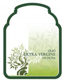 MARCHIO DI IMPRESA DI PRIMO DEPOSITO CONSISTENTE IN UNA ETICHETTA DAL PROFILO SAGOMATO, BORDATO DI VERDE, IN SENO ALLA QUALE MARCHIO DI IMPRESA DI PRIMO DEPOSITO CONSISTENTE IN UNA ETICHETTA DAL PROFILO SAGOMATO, BORDATO DI VERDE, IN SENO ALLA QUALE E RIPORTATA LA SCRITTA OLIO EXTRA VERGINE DI OLIVA SULLO SFONDO DI OLIVI STILIZZATI IN VERDE CHIARO ED IN VERDE SCURO. MARCHIO FIGURATIVO A COLORI . MARCHIO DI IMPRESA DI PRIMO DEPOSITO CONSISTENTE IN UNA ETICHETTA DAL PROFILO SAGOMATO, BORDATO DI VERDE, IN SENO ALLA QUALE