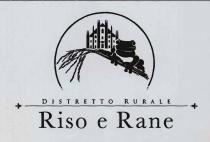 IL MARCHIO SI CARATTERIZZA DALLA STILIZZAZIONE FRONTALE DI UNA RANA AGGRAPPATA AD UNA SPIGA DI RISO CON IL DUOMO DI MARCHIO SI CARATTERIZZA DALLA STILIZZAZIONE FRONTALE DI UNA RANA AGGRAPPATA UNA SPIGA DI RISO CON IL DUOMO DI MILANO SULLO SFONDO IL TUTTO E INCORNICIATO IN UN SEMICERCHIO APERTO SULLA SCRITTA DISTRETTO RURALE UNA LINEA ORIZZONTALE CON DUE PICCOLI GIGLI LATERALI SEPARA TALE TESTO DAL SUCCESSIVO PIU GRANDE RISO E RANE MARCHIO FIGURATIVO IL MARCHIO SI CARATTERIZZA DALLA STILIZZAZIONE FRONTALE DI UNA RANA AGGRAPPATA AD UNA SPIGA DI RISO CON IL DUOMO DI