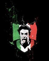 IL MARCHIO CONSISTE NELLA RAPPRESENTAZIONE DI UNO SCUDETTO TRICOLORE VERDE, BIANCO E ROSSO AVENTE AL CENTRO L EFFIGE DI ALESSANDRO DEL MARCHIO CONSISTE NELLA RAPPRESENTAZIONE DI UNO SCUDETTO TRICOLORE VERDE, BIANCO E ROSSO AVENTE AL CENTRO L EFFIGE DI ALESSANDRO DEL PIERO, TUTTO SU FONDO NERO. I CONTORNI DI DETTO SCUDETTO RISULTANO IMPERFETTI CREANDO IN PIU PUNTI MACCHIE E SBAVATURE DI COLORE VERDE, BIANCO E ROSSO. IL MARCHIO CONSISTE NELLA RAPPRESENTAZIONE DI UNO SCUDETTO TRICOLORE VERDE, BIANCO E ROSSO AVENTE AL CENTRO L EFFIGE DI ALESSANDRO DEL