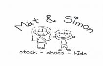 IL MARCHIO E COSTITUITO DA UN FREGIO ARTISTICO RAFFIGURANTE UNA BAMBINA ED UN BAMBINO SORMONTATO DALLE PAROLE MAT SIMON MARCHIO E COSTITUITO DA UN FREGIO ARTISTICO RAFFIGURANTE UNA BAMBINA ED UN BAMBINO SORMONTATO DALLE PAROLE MAT SIMON ED AL DI SOTTO LE PAROLE STOCK-SHOES-KIDS COME DA MODELLO ALLEGATO IL MARCHIO E COSTITUITO DA UN FREGIO ARTISTICO RAFFIGURANTE UNA BAMBINA ED UN BAMBINO SORMONTATO DALLE PAROLE MAT SIMON