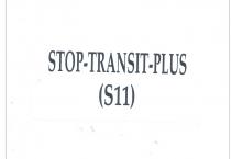 STOP-TRANSIT-PLUS S11