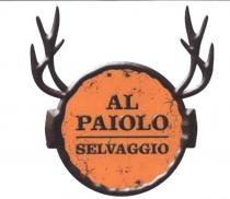 IL MARCHIO E COSTITUITO DA UN PAIOLO VISTO DALL ALTO CON DUE CORNI ATTACCATI AI LATI SOPRA A DESTRA E SINISTRA MARCHIO E COSTITUITO DA UN PAIOLO VISTO DALL ALTO CON DUE CORNI ATTACCATI AI LATI SOPRA A DESTRA E SINISTRA DEL PAIOLO, E DELLA POLENTA ALL INTERNO DEL PAIOLO CON LA DENOMINAZIONE AL PAIOLO SELVAGGIO SULLA POLENTA. IL MARCHIO PUO ESSERE RAPPRESENTATO IN QUALUNQUE DIMENSIONE E QUALUNQUE CARATTERE. COLORE MARRONE PER IL PAIOLO, CORNI E DENOMINAZIONE COLORE GIALLO PER LA POLENTA IL MARCHIO E COSTITUITO DA UN PAIOLO VISTO DALL ALTO CON DUE CORNI ATTACCATI AI LATI SOPRA A DESTRA E SINISTRA