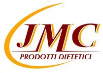 IL MARCHIO È COMPOSTO DALLA SCRITTA JMC PRODOTTI DIETETICI COLOR MARRONE OMBREGGIATA CON UN GIALLO OCRA. SULLA PARTE SINISTRA UNA MARCHIO È COMPOSTO DALLA SCRITTA JMC PRODOTTI DIETETICI COLOR MARRONE OMBREGGIATA CON UN GIALLO OCRA. SULLA PARTE SINISTRA UNA MEZZALUNA COLOR GIALLO OCRA. IL MARCHIO È COMPOSTO DALLA SCRITTA JMC PRODOTTI DIETETICI COLOR MARRONE OMBREGGIATA CON UN GIALLO OCRA. SULLA PARTE SINISTRA UNA