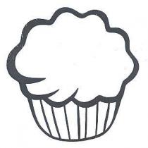 IL MARCHIO RAPPRESENTA UN MUFFIN STILIZZATO DI PROPORZIONE COMPLESSIVA 15 X 15 IL DISEGNO E COMPOSTO IN PARTICOLARE DI DUE MARCHIO RAPPRESENTA UN MUFFIN STILIZZATO DI PROPORZIONE COMPLESSIVA 15 X 15 IL DISEGNO E COMPOSTO IN PARTICOLARE DI DUE PARTI LA PARTE SUPERIORE DI PROPORZIONE 11.5 X 15 CHE RAPPRESENTA LA PORZIONE VISIBILE DEL MUFFIN E COSTITUITA DA 10 CURVE IRREGOLARI CHE DISEGNANO UNA FIGURA SIMILE UNA NUVOLA DI QUESTE CURVE 4 SUPERIORI SONO RIVOLTE VERSO L ALTO 4 INFERIORI SONO RIVOLTE VERSO IL BASSO 2 LATERALI SONO RIVOLTE VERSO L ESTERNO RISPETTIVAMENTE A DESTRA E A SINISTRA LA CURVA LATERALE SINISTRA E LE PRIME DUE PARTENDO DA SINISTRA INFERIORI TERMINANO CIASCUNA CON UNA PUNTA RIVOLTA VERSO L INTERNO DELLA FIGURA LA PARTE INFERIORE DI PROPORZIONE 4.5 X 10 X 5 CHE RAPPRESENTA IL PIROTTINO NEL QUALE IL MUFFIN E CONTENUTO E COMPOSTA DA UNA LINEA CURVA CON LA PARTE CONCAVA RIVOLTA VERSO L ALTO ALL INTERNO DELLA QUALE SONO SITUATE 7 LINEE VERTICALI NON PERFETTAMENTE RETTE DIVERSAMENTE DISTANZIATE TRA LORO IL MARCHIO RAPPRESENTA UN MUFFIN STILIZZATO DI PROPORZIONE COMPLESSIVA 15 X 15 IL DISEGNO E COMPOSTO IN PARTICOLARE DI DUE