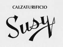 IL MARCHIO CONSISTE NELLA DICITURA CALZATURIFICIO SUSY DISPOSTA SU DUE LIVELLI, LA PAROLA CALZATURIFICIO E IN CARATTERI SPECIALI MAIUSCOLI DIFFERENTI IL MARCHIO CONSISTE NELLA DICITURA CALZATURIFICIO SUSY DISPOSTA SU DUE LIVELLI, LA PAROLA CALZATURIFICIO E IN CARATTERI SPECIALI MAIUSCOLI DIFFERENTI E DI DIMENSIONI INFERIORI RISPETTO ALLA PAROLA SUSY REALIZZATA IN CARATTERI SPECIALI MINUSCOLI, SALVO L INIZIALE CHE E MAIUSCOLA E DISPOSTA IN POSIZIONE OBLIQUA. MARCHIO FIGURATIVO