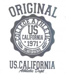 ORIGINAL US. CALIFORNIA ATHLETIC DEPT