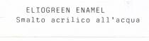 ELIOGREEN ENAMEL SMALTO ACRILICO ALL ACQUA