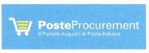 POSTEPROCUREMENT MARCHIO FIGURATIVO CARATTERIZZATO DA DUE PAROLE UNITE CONSECUTIVAMENTE: POSTE CARATTERE: UNIVERS 75 BLACK COLORE: BIANCO SU FONDO AZZURRO, E POSTEPROCUREMENT MARCHIO FIGURATIVO CARATTERIZZATO DA DUE PAROLE UNITE CONSECUTIVAMENTE: POSTE CARATTERE: UNIVERS 75 BLACK COLORE: BIANCO SU FONDO AZZURRO, E PROCUREMENT CARATTERE: UNIVERS 55 REGULAR--COLORE: BIANCO SU FONDO AZZURRO . LE DUE PAROLE SONO ACCOMPAGNATE ED INSERITE IN UN ELEMENTO GRAFICO RAFFIGURANTE UN RETTANGOLO COLOR AZZURRO ALLA CUI SINISTRA E SITUATO UN CARRELLO BIANCO E GIALLO COLORE FONDO AZZURRO: CYAN 69 MAGENTA 3 GIALLO 2 -COLORE CARELLO: BIANCO E GIALLO: CYAN 9 GIALLO 100 . MARCHIO E POI CARATTERIZZATO DA UN PAYOFF IL PORTALE ACQUISTI DI POSTE ITALIANE CARATTERE: UNIVERS 55 REGULAR-COLORE: BIANCO SU FONDO AZZURRO POSTEPROCUREMENT MARCHIO FIGURATIVO CARATTERIZZATO DA DUE PAROLE UNITE CONSECUTIVAMENTE: POSTE CARATTERE: UNIVERS 75 BLACK COLORE: BIANCO SU FONDO AZZURRO, E