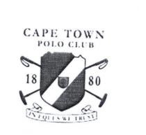 CAPE TOWN POLO CLUB MARCHIO FIGURATIVO DETTA DICITURA E ACCOMPAGNATA DA UNA RAPPRESENTAZIONE GRAFICA RAFFIGURANTE UNO STEMMA CHE SI CAPE TOWN POLO CLUB MARCHIO FIGURATIVO DETTA DICITURA E ACCOMPAGNATA DA UNA RAPPRESENTAZIONE GRAFICA RAFFIGURANTE UNO STEMMA CHE SI SOVRAPPONE A DUE MAZZE DA POLO INCROCIATE. LO STEMMA A FORMA DI SCUDO, E CARATTERIZZATO DA UNA DIAGONALE CHE SI SVILUPPA DAL LATO BASSO SINISTRO VERSO LATO ALTO DESTRO, SEPARA L ANNO 1880 IN DUE PARTI UGUALI ALL INTERNO DELLA DIAGONALE PRESENTE NELLO STEMMA IN POSIZIONE CENTRLE VI E UNO SCUDO DI PICCOLE DIMENSIONI CON ALL INTERNO UNA FRECCIA RIVOLTA VERSO L ALTO CHE TRAPASSA UN ALBERO STILIZZATO NELLA PARTE SUPERIORE DEL MARCHIO SOPRA LO STEMMA PRINCIPALE, VI E LA SCRITTA CAPE TOWN POLO CLUB NELLA PARTE INFERIORE DELLO STEMMA PRINCIPALE VI E LA RAPPRESENTAZIONE GRAFICA DI UNA PERGAMENA SROTOLATA CON LA SCRITTA IN EQUUS WE TRUST CHE TRADOTTO SIGNIFICA CREDIAMO NEI CAVALLI . CAPE TOWN POLO CLUB MARCHIO FIGURATIVO DETTA DICITURA E ACCOMPAGNATA DA UNA RAPPRESENTAZIONE GRAFICA RAFFIGURANTE UNO STEMMA CHE SI