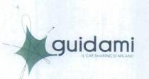 IL MARCHIO SI COMPONE DI UN LOGOTIPO GUIDAMI E DI UNA BASELINE CHE RIPORTA LA DENOMINAZIONE IL CAR SHARING DI MARCHIO SI COMPONE DI UN LOGOTIPO GUIDAMI E DI UNA BASELINE CHE RIPORTA LA DENOMINAZIONE IL CAR SHARING DI MILANO . IL LOGOTIPO E COMPOSTO IN CARATTERE SIMILE AL CENTURY GOTHIC MINUSCOLO NERO, POSTO A FIANCO DI UN PENTAGONO VERDE BANDIERA CON I LATI CURVI VERSI L INTERNO, RUOTATO DI 30 IN SENSO ANTIORARIO, SORMONTATO DA UNA LINEA CONTINUA NERA CHE NELLA PARTE SUPERIORE FORMA UN OCCHIELLO CHE CIRCONDA LA PUNTA DEL PENTAGONO E DUE FRECCE CHE ATTRAVERSANO I DUE LATI SUPERIORE DEL PENTAGONO, NELLA PARTE INFERIORE FORMA DUE OCCHIELLI PIU PICCOLI CHE PASSANO SOPRA DUE LATI DEL PENTAGONO, MENTRE NELLA PARTE CENTRALE FORMA UNA STELLA A CINQUE PUNTE APERTA NEL LATO SUPERIORE. LA BASELINE CHE RIPORTA LA DENOMINAZIONE IL CAR SHARING DI MILANO E IN CARATTERE SIMILE AL CENTURY GOTHIC MAIUSCOLO, DELLO STESSO COLORE DEL PENTAGONO. MARCHIO FIGURATIVO A COLORI IL MARCHIO SI COMPONE DI UN LOGOTIPO GUIDAMI E DI UNA BASELINE CHE RIPORTA LA DENOMINAZIONE IL CAR SHARING DI
