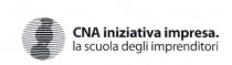 CNA INIZIATIVA IMPRESA LA SCUOLA DEGLI IMPRENDITORI RAPPRESENTAZIONE DI UN CERCHIO ATTRAVERSATO DA LINEE ORIZZONTALI CHE CONFERISCONO ALL IMMAGINE VOLUME, CERCHIO E A SUA VOLTA ATTRAVERSATO OBLIQUAMENTE DAL BASSO ALL ALTO IN ORDINE DECRESCENTE DA TRE CERCHI, ALL INTERNO DEI QUALI LE LINEE ORIZZONTALI CHE ATTRAVERSANO IL CERCHIO, SONO IN GRASSETTO. A DESTRA E POSTA LA DICITURA IN CARATTERE MYRIPRO CNA IN MAIUSCOLO SEGUITA DA INIZIATIVA IMPRESA IN MINUSCOLO CON UN PUNTO POSTO ALLA FINE DELLA DICITURA, IL TUTTO IN GRASSETTO. SOTTO VI E ALLINEATA LA DICITURA IN MINUSCOLO IN CARATTERE MYRIAD PRO LA SCUOLA DEGLI IMPRENDITORI CNA INIZIATIVA IMPRESA LA SCUOLA DEGLI IMPRENDITORI