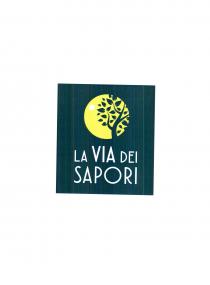 LA VIA DEI SAPORI IL MARCHIO RAPPRESENTA UN CERCHIO CON INSCRITTO UN ALBERO SULLA PARTE DESTRA E UN CERCHIO PIU LA VIA DEI SAPORI MARCHIO RAPPRESENTA UN CERCHIO CON INSCRITTO UN ALBERO SULLA PARTE DESTRA E UN CERCHIO PIU PICCOLO SULLA SINISTRA A RAPPRESENTARE IL SOLE. IL LOGO RIPORTA LE PAROLE LA VIA DEI SAPORI NEL FONT ATLANTIC CRUISE . LA VIA DEI SAPORI IL MARCHIO RAPPRESENTA UN CERCHIO CON INSCRITTO UN ALBERO SULLA PARTE DESTRA E UN CERCHIO PIU