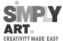 IL MARCHIO FIGURATIVO È COSTITUITO DALLA DICITURA SIMPLY ART. CREATIVITY MADE EASY IN TRADUZIONE: SEMPLICEMENTE ARTE. LA CREATIVITA RESA FACILE MARCHIO FIGURATIVO È COSTITUITO DALLA DICITURA SIMPLY ART. CREATIVITY MADE EASY IN TRADUZIONE: SEMPLICEMENTE ARTE. LA CREATIVITA RESA FACILE IN CARATTERI STILIZZATI DI FANTASIA SU TRE RISPETTIVI LIVELLI. IL MARCHIO FIGURATIVO È COSTITUITO DALLA DICITURA SIMPLY ART. CREATIVITY MADE EASY IN TRADUZIONE: SEMPLICEMENTE ARTE. LA CREATIVITA RESA FACILE