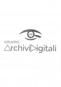 GRUPPO ARCHIVI DIGITALI - Il Logotipo Gruppo Archivi Digitali è composto da un disegno e una scritta. La scritta Gruppo GRUPPO ARCHIVI DIGITALI - Logotipo Gruppo Archivi Digitali è composto da un disegno e una scritta. La scritta Gruppo Archivi Digitali è impaginata con la parola Gruppo posizionata sopra alle prime lettere della parola Archivi, Arch, mentre le iniziali A e D sono rappresentate da due triangoli isosceli, il primo posizionato con la base sottostante ai due cateti, mentre per formare la lettera D il secondo triangolo è ruotato di 90 verso destra, ponendo la base alla sinistra dei due cateti. Il font utilizzato per la scritta è Agenda Light e Medium, tranne le lettere A e D che sono disegnate hoc dai due triangoli. Il disegno rappresenta un occhio, caratterizzato dall iride e dalla pupilla che rappresentano rispettivamente le iniziali A e D e una lente di ingrandimento. La figura dell occhio si comprende dalla stilizzazione della palpebra superiore e inferiore, rappresentate da due curve che non si incrociano, mentre l iride è rappresentata da una lente di ingrandimento incisa da forme romboidali e triangolari incastrate a scacchiera, in ultimo la pupilla è rappresentata dalle lettere A e D formate dai due triangoli sopracitati, riportati con le medesime proporzioni ed ordine dei triangoli inseriti nella scritta. Il logotipo, caratterizzato da forme e stilizzazioni disegnate ad hoc, è rappresentabile e riconoscibile in qualsiasi colore, inoltre la parte scritta Gruppo Archivi Digitali e la parte disegnata dell occhio sono rappresentabili e riconoscibili anche riportate singolarmente, e riconducibili al logotipo rappresentato nel suo insieme. GRUPPO ARCHIVI DIGITALI - Il Logotipo Gruppo Archivi Digitali è composto da un disegno e una scritta. La scritta Gruppo