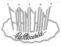 SCRITTA FRANCHINI SIMBOLEGGIANTE UNA CORONA CON 4 PUNTINI SULLE ESTREMITA SUPERIORI, SCRITTA SOTTOSTANTE PASTICCERIA IN CARATTERE CORSIVO, IL TUTTO RACCHIUSO SCRITTA FRANCHINI SIMBOLEGGIANTE UNA CORONA CON 4 PUNTINI SULLE ESTREMITA SUPERIORI, SCRITTA SOTTOSTANTE PASTICCERIA IN CARATTERE CORSIVO, TUTTO RACCHIUSO IN UN OVALE SIMBOLEGGIANTE UNA NUVOLA SCRITTA FRANCHINI SIMBOLEGGIANTE UNA CORONA CON 4 PUNTINI SULLE ESTREMITA SUPERIORI, SCRITTA SOTTOSTANTE PASTICCERIA IN CARATTERE CORSIVO, IL TUTTO RACCHIUSO
