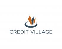 Trattasi di marchio composto da un elemento iconico e da un sottostante lettering che descrive il nome credit village; l elemento Trattasi di marchio composto da un elemento iconico e da un sottostante lettering che descrive nome credit village; l elemento iconico è composto da un semicerchio che racchiude tre forme trapezoidali sovrapposte. Il tutto richiama l idea derivata dal nome di un villaggio a a tema, ovvero di un organizzazione che opera nel settore della comunicazione scientifica sul mondo del credito, tramite tre piattaforme editoriali: il web, il magazine e l organizzazione di eventi. I tre foglietti infatti visto l ambito finanziario in cui opera Credit Village potrebbero richiamarsi alle banconote o piuttosto a report o documenti che simboleggiano le tre aree produttive sopra citate. Il lettering con cui è scritto il nome è frutto della customizzazione del font Gotham. Tale font infatti è stato rielaborato in alcune sue parti per renderlo più originale ed esclusivo. Il marchio può essere rappresentato sia in bianco e nero che tramite qualsiasi combinazione di colore. Il marchio, nella versione attualmente in uso e rappresentata nella presente domanda nella versione colore presenta due campiture: blu-Pantone 548 e arancione-Pantone 138, nella versione positiva nero 100 e versione negativa bianco. Trattasi di marchio composto da un elemento iconico e da un sottostante lettering che descrive il nome credit village; l elemento