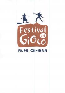MARCHIO MISTO. IL MARCHIO CONSISTE NELLA SCRITTA FESTIVAL DEL GIOCO SCRITTA BIANCA SU SFONDO ARANCIONE ALPE CIMBRA SCRITTA BLU E MARCHIO MISTO. MARCHIO CONSISTE NELLA SCRITTA FESTIVAL DEL GIOCO SCRITTA BIANCA SU SFONDO ARANCIONE ALPE CIMBRA SCRITTA BLU E NELLE SAGOME DI COLORE BLU DEI DUE PERSONAGGI DELLA FIABA DELL ALPE CIMBRA: LA STREGHETTA E IL FOLLETTO MARCHIO MISTO. IL MARCHIO CONSISTE NELLA SCRITTA FESTIVAL DEL GIOCO SCRITTA BIANCA SU SFONDO ARANCIONE ALPE CIMBRA SCRITTA BLU E