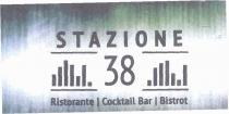 STAZIONE 38 + BANDE VOLUME Ristorante Cocktail Bar Bistrot il marchio e costituito dalla scritta stazione 38 Ristorante Cocktail Bar STAZIONE 38 + BANDE VOLUME Ristorante CocktaBar Bistrot il marchio e costituito dalla scritta stazione 38 Ristorante Cocktail Bar Bistrot + bande volume a caratteri pieni STAZIONE 38 + BANDE VOLUME Ristorante Cocktail Bar Bistrot il marchio e costituito dalla scritta stazione 38 Ristorante Cocktail Bar