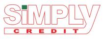IL MARCHIO CONSISTE NELLA PAROLA DI FANTASIA SIMPLY CREDIT . LA PAROLA SIMPLY E IN CARATTERE MAIUSCOLO, DI COLORE BIANCO E MARCHIO CONSISTE NELLA PAROLA DI FANTASIA SIMPLY CREDIT . LA PAROLA SIMPLY E IN CARATTERE MAIUSCOLO, DI COLORE BIANCO E LE SINGOLE LETTERE SONO CONTORNATE DI ROSSO, CON IL SOLO PUNTINO SULLA LETTERA I DI COLORE VERDE. LA LETTERA Y FINALE DELLA DENOMINAZIONE SIMPLY SI PROLUNGA AL DI SOTTO DELLA DICITURA STESSA; ALL INTERNO DEL PROLUNGAMENTO VI E LA PAROLA CREDIT, SCRITTA IN CARATTERE MAIUSCOLO ROSSO. IL MARCHIO CONSISTE NELLA PAROLA DI FANTASIA SIMPLY CREDIT . LA PAROLA SIMPLY E IN CARATTERE MAIUSCOLO, DI COLORE BIANCO E